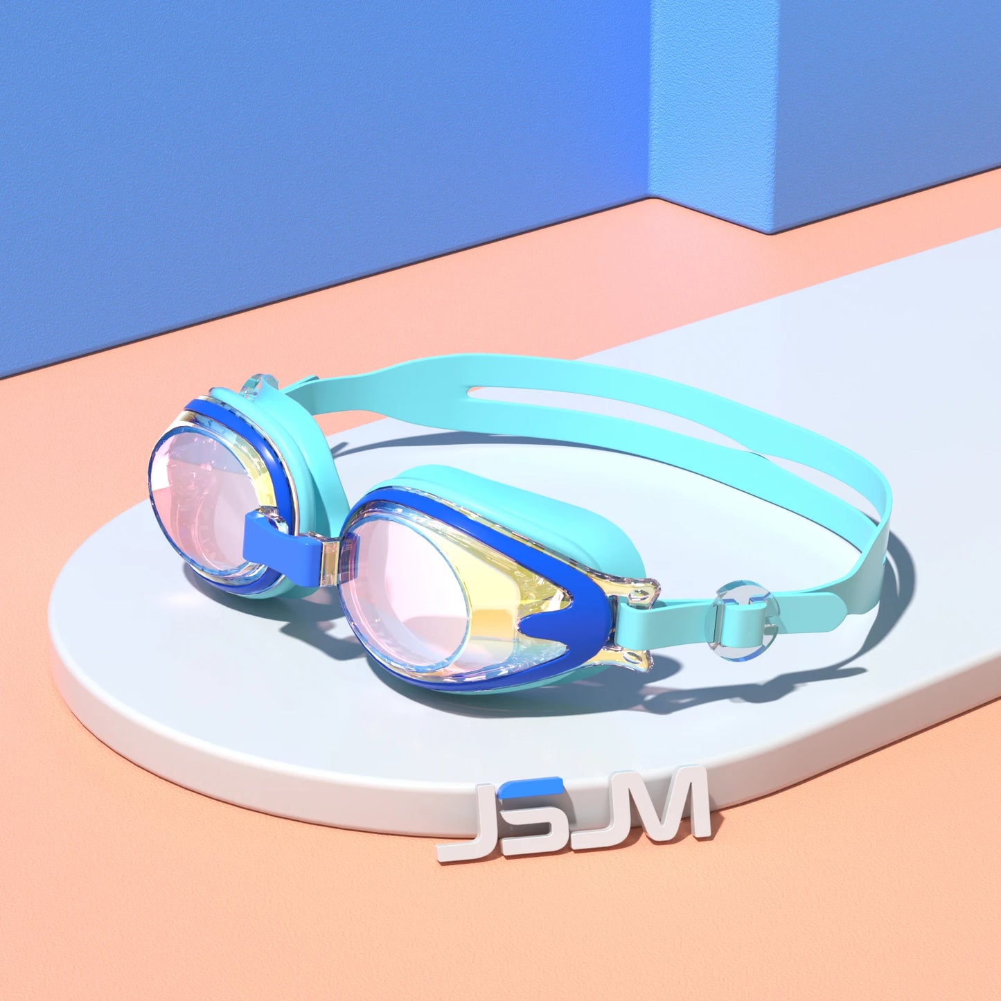 Children Swimming Goggles Anti-Fog Anti-UV Swimming Goggles Silicone Adjustable Professional Swimming Goggles Unisex