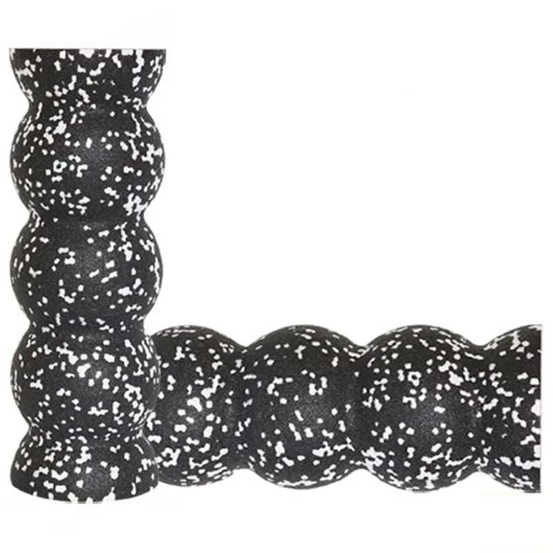 Yoga Foam Roller Wavy-shape EPP Fitness Massage Roller for Trigger Point Therapy Myofascial Release Neck Back Leg Pain Relief