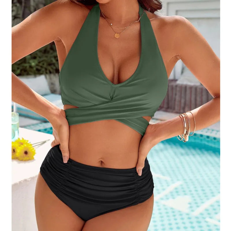 Bikinis Women's Swimwear Push Up Female Swimsuits Swim Wear Bathing Suits Brazilian Bikini Set Beach Pool Bather