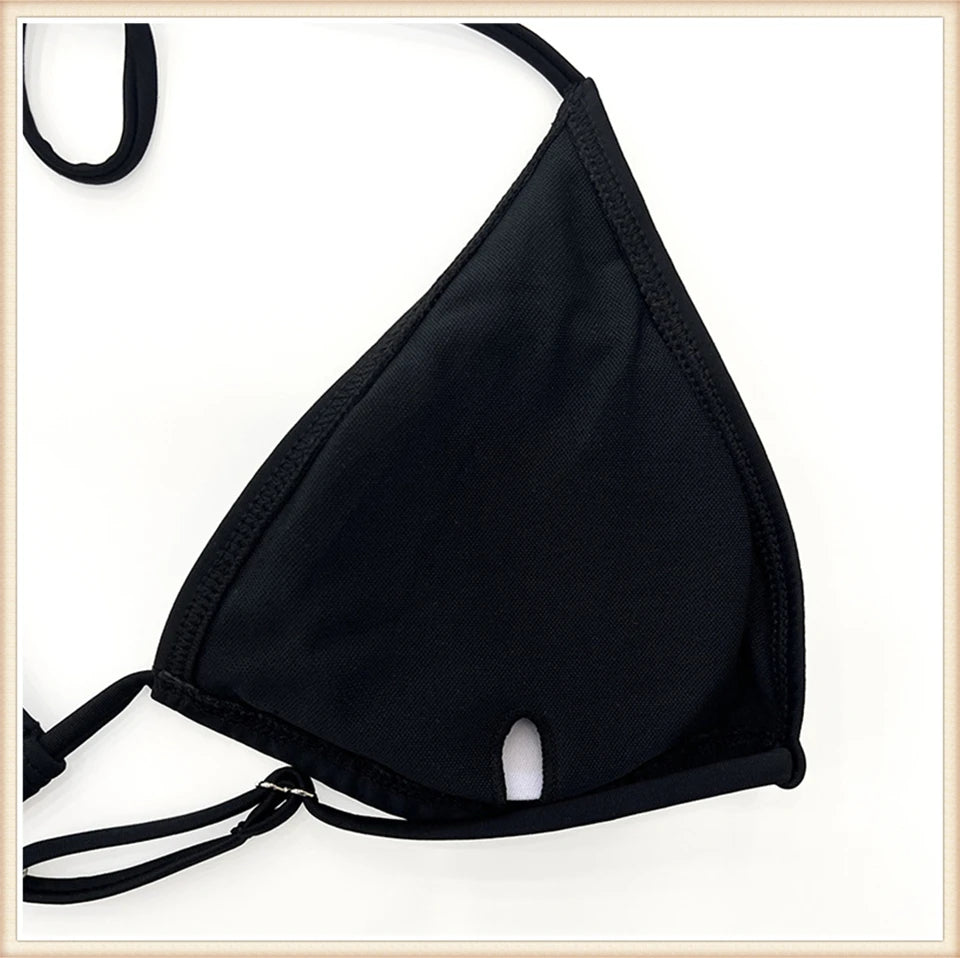 4 Piece Bikini Women Drawstring Cover Up Top & Shorts Swimsuit Female Halter Swimwear Bathing Swimming Mesh Beachwear Suit