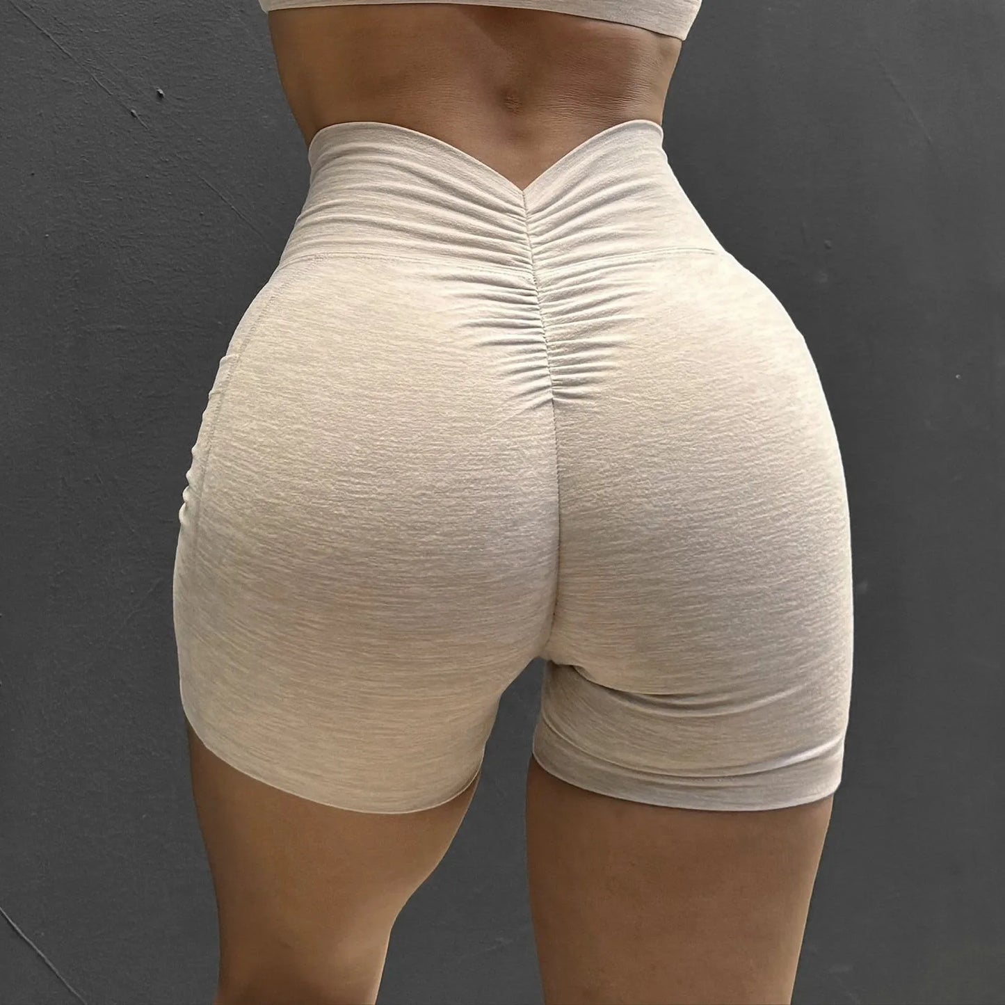 Yoga Pants Back V Butt Women High Waist Fitness Workout Tights Gym Push Up Running Scrunch Fitness Leggings Shorts Active Wear