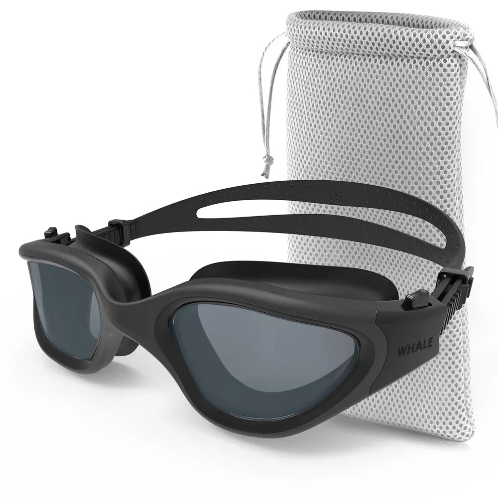 Professional Adult Anti-Fog UV Protection Lens Men Women Polarized Swimming Goggles Waterproof Adjustable Silicone Swim Glasses