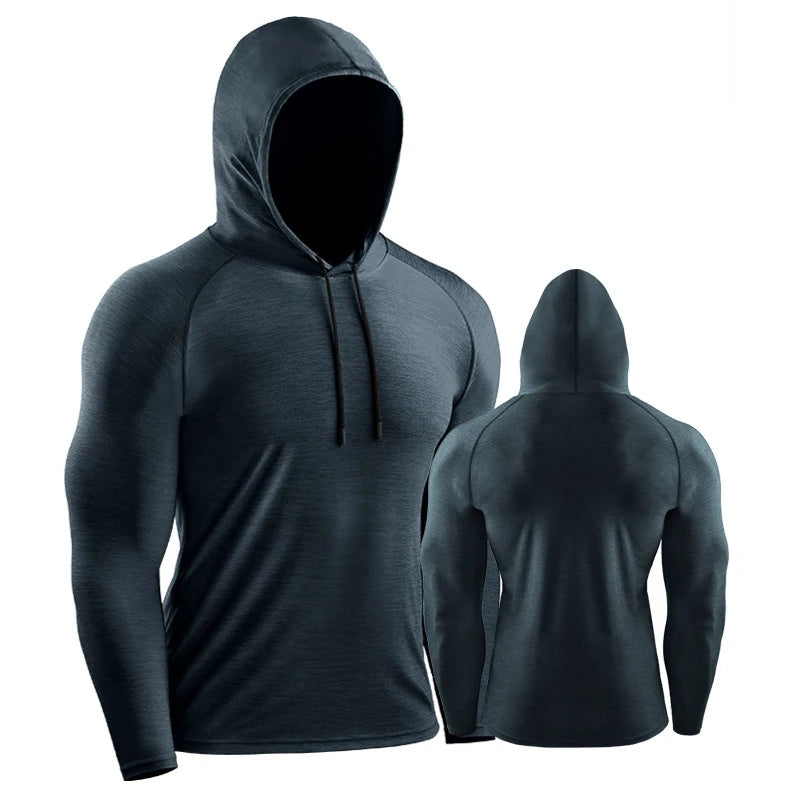 Bodybuilding Muscle Hoodie Men Sportswear Training Jacket Gym Fitness Workout Pullover Athletic Tracksuit Running Hoodie Men