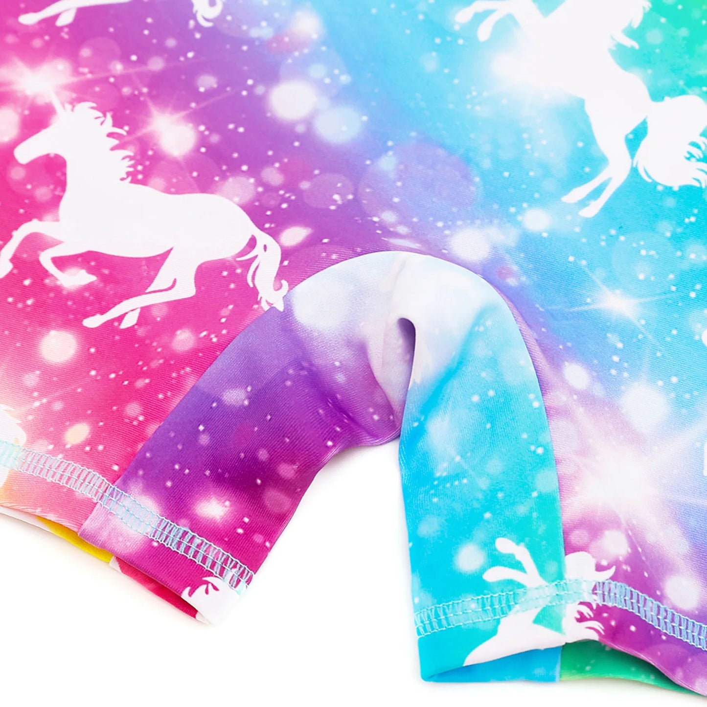 Kids 1-Piece Swimsuit For Girl's Quick Dry Long Sleeve Rash Guard Swimming Suit Pool/ Beach Girl's Swimwear Age 2 To 10 Years