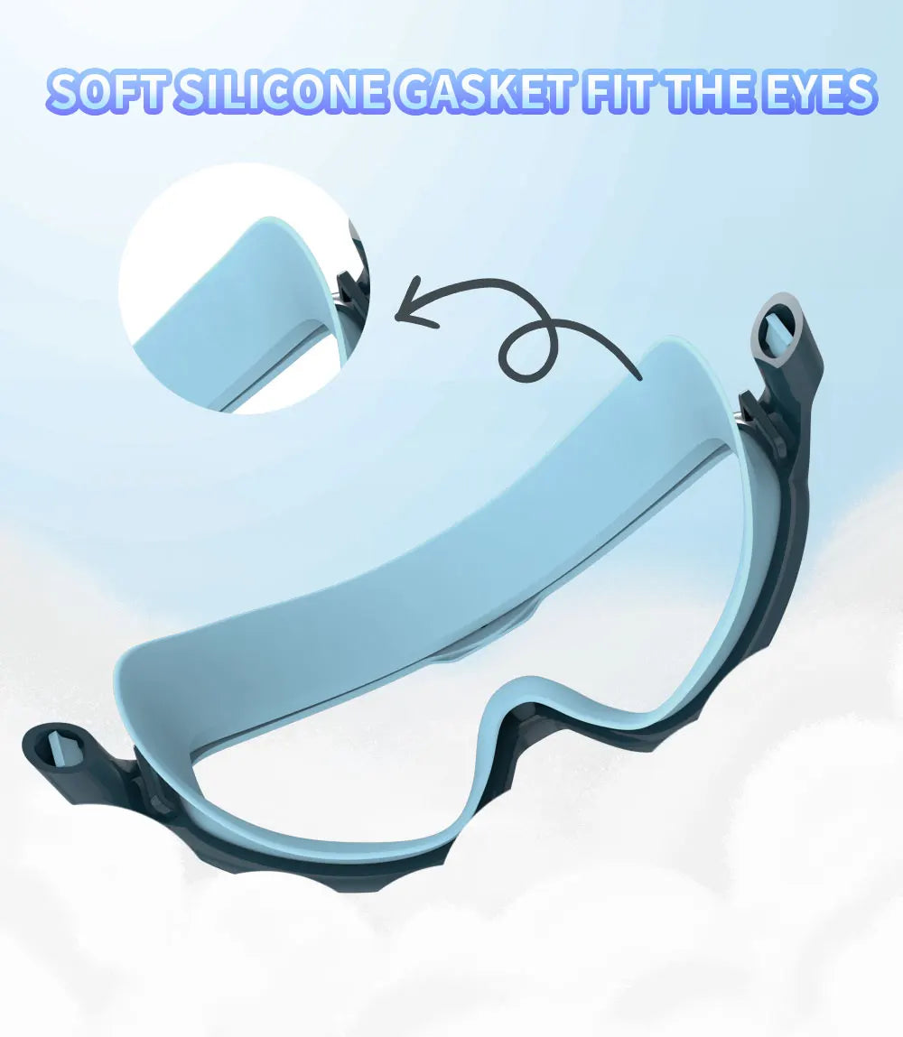 Swimming Goggles for Kids Boys and Girls HD Waterproof and Anti-Fog Electroplating Large Frame Swim Goggles Swimming Accessories
