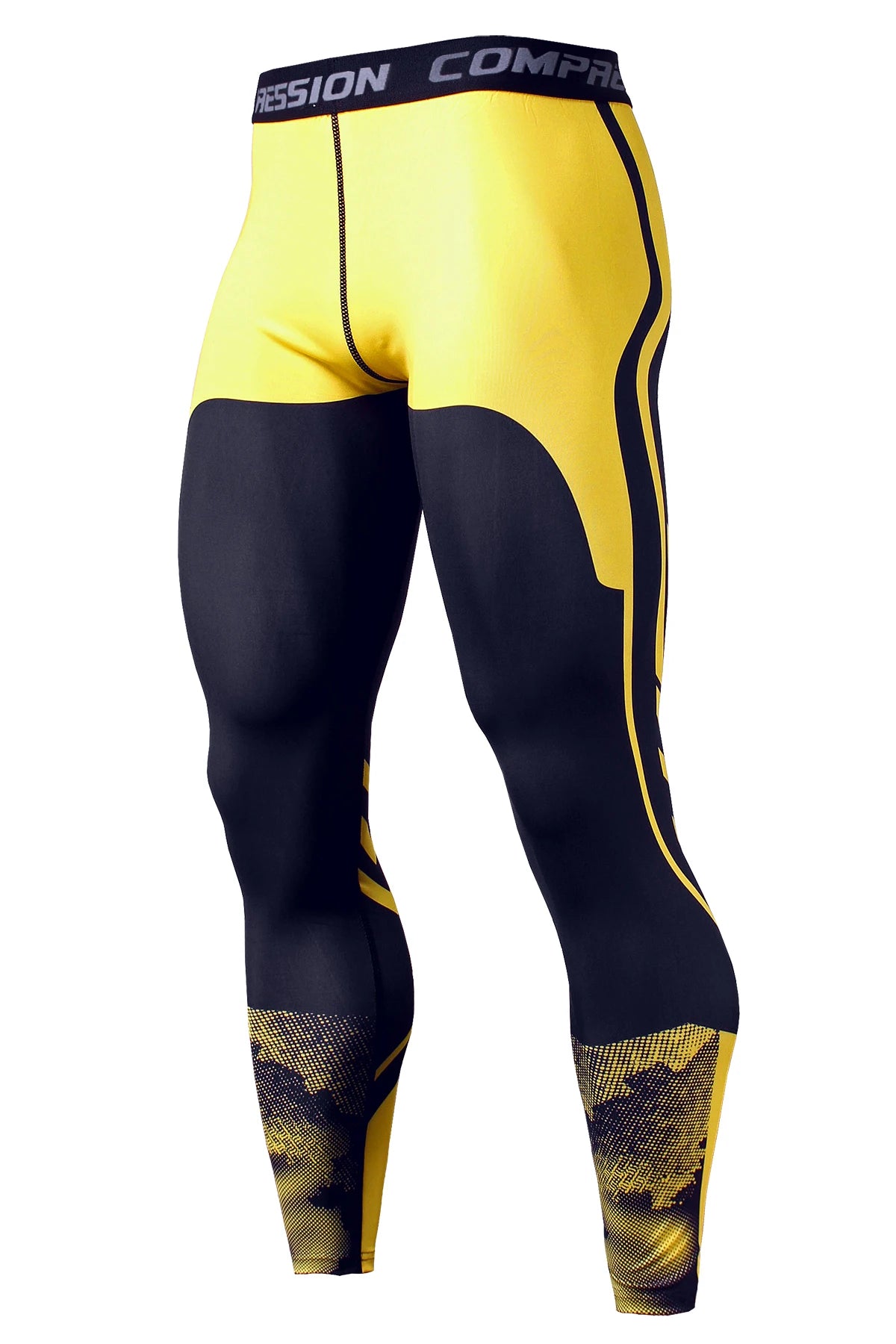 Mens Compression Pants Quick Dry Fit Men Leggings Fitness Running Tights Trousers Male Sportswear Training Sport Gym Leggings