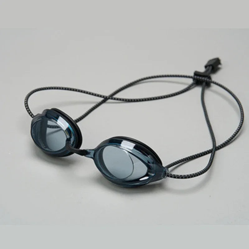 Professional Adult Swim Goggles Waterproof Fog-proof Racing Goggles Men Women Cool Silver Plated Swimming Equip