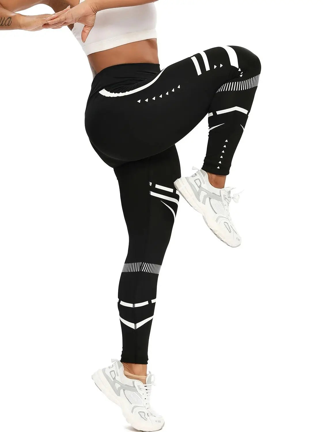3D Printed Leggings Fitness Women's Pants Push Up Running Tights Workout Leggins Slim Yoga Pant Gym Clothing High Waist Trousers