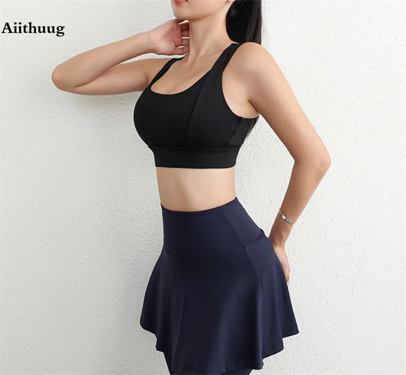 Aiithuug Bounce Control Bra Sports Bras Push Up Women Yoga Bras Push Up Sports Bras Fitness Crop Tops Gym Workout Active Wear