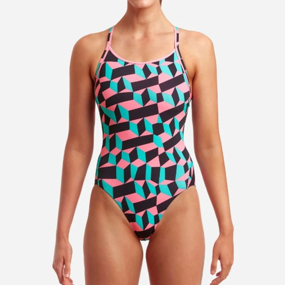 Woman Swimsuit One-piece Tights Comfortable Swimwear Functional Training Swimsuit Open Water Swimming Clothing
