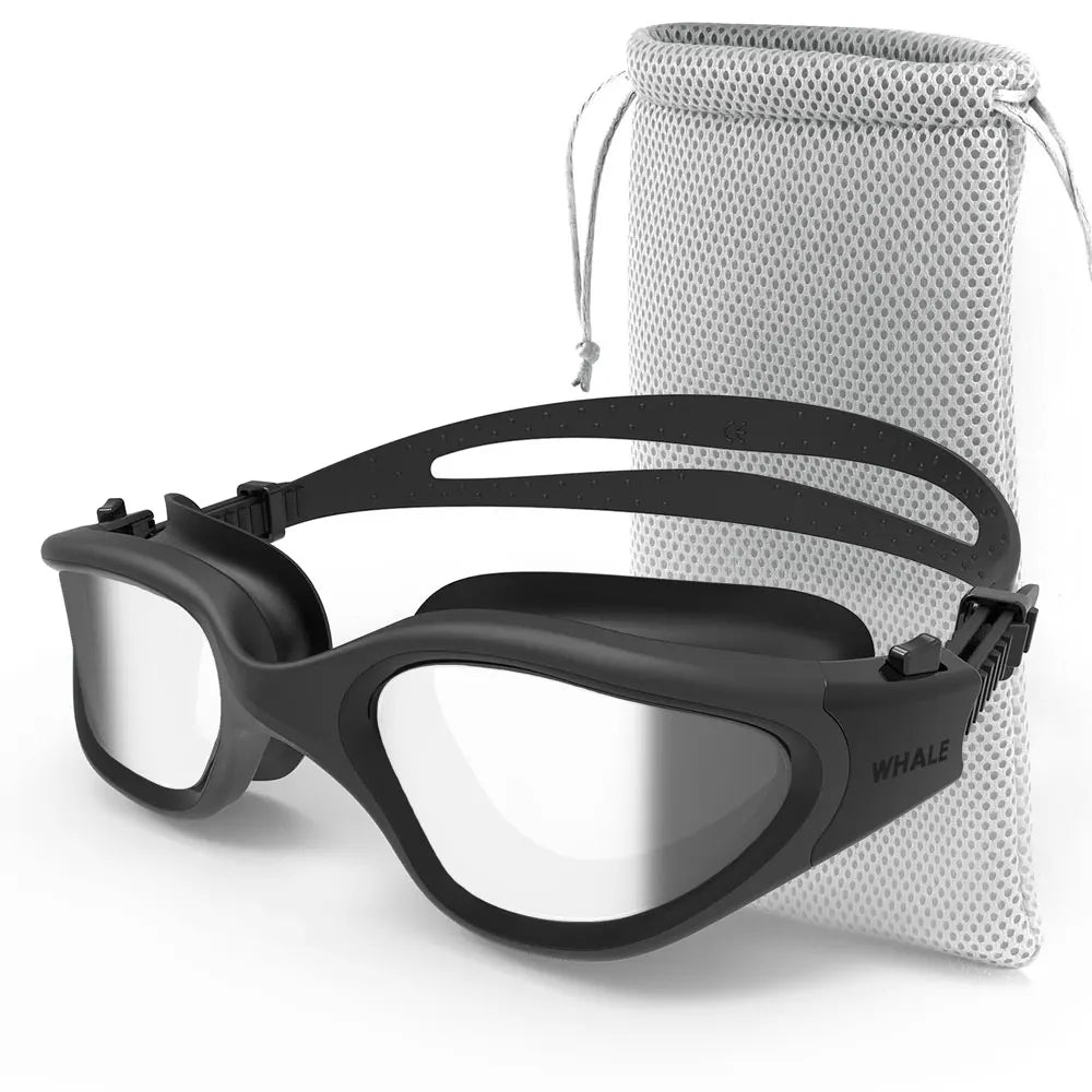 Professional Adult Anti-Fog UV Protection Lens Men Women Polarized Swimming Goggles Waterproof Adjustable Silicone Swim Glasses