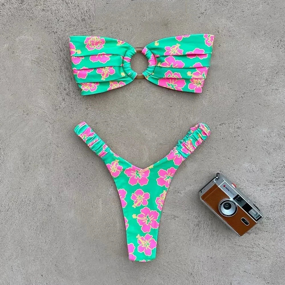Micro Bikini Push Up Women Swimsuits Female Swimwear Brazilian Bikini Set Thong Biquini Swimming Suits Beachwear