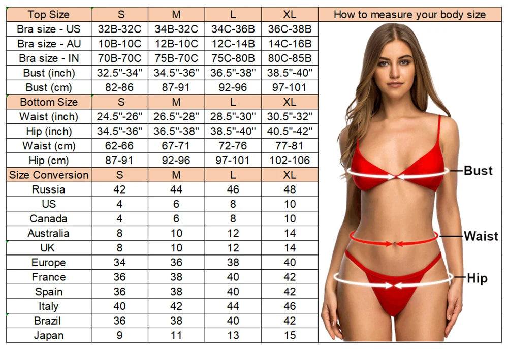 S - XL V-bar Underwired Bikini Female Swimsuit Women Swimwear Two-piece V shape Wire Bikini set Bather Bathing Suit Swim