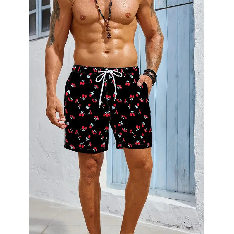 Funny Leopard Camouflage 3D Print Beach Shorts For Men Women Casual Hawaiian Surf Board Short Pants Quick Dry Gym Swim Trunks