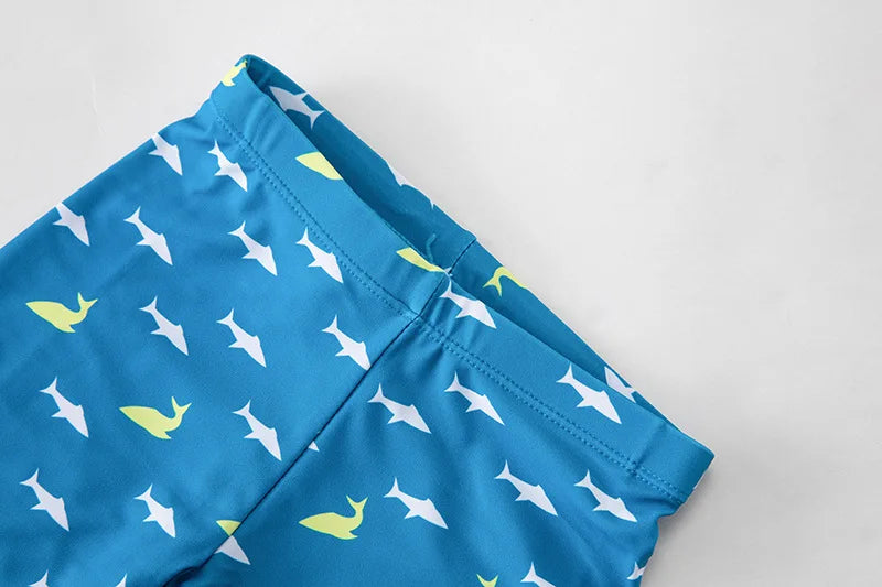 Swimsuit Boys UPF50 Baby Swimwear Shark Dinosaur UV Bathing Suit for Boy 3 Pcs Toddler Surfing Diving Suit Children's Rash Guard