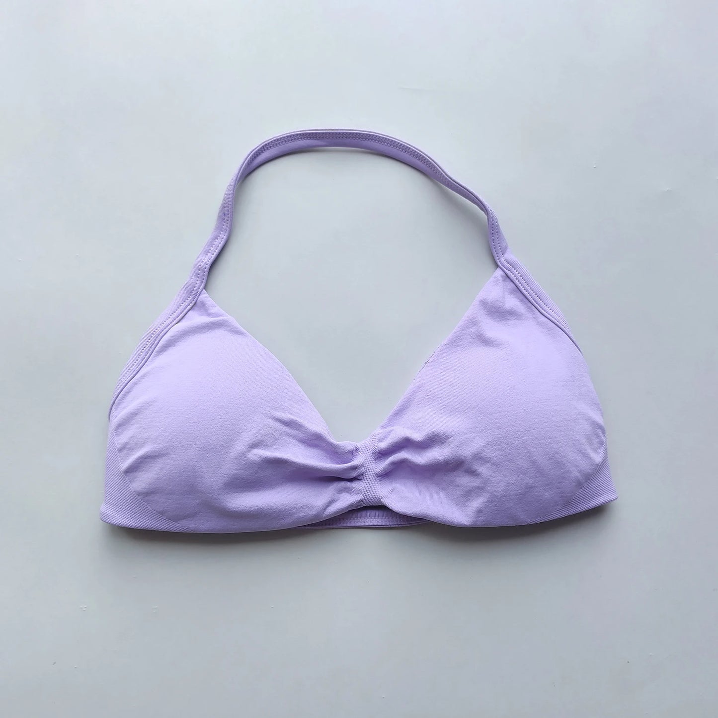 Sports Bra Strappy Backless Yoga Gym Bra Removable Cups Women Workout Clothing Gym Halter Sport Bras Yoga Tank Wrap Top