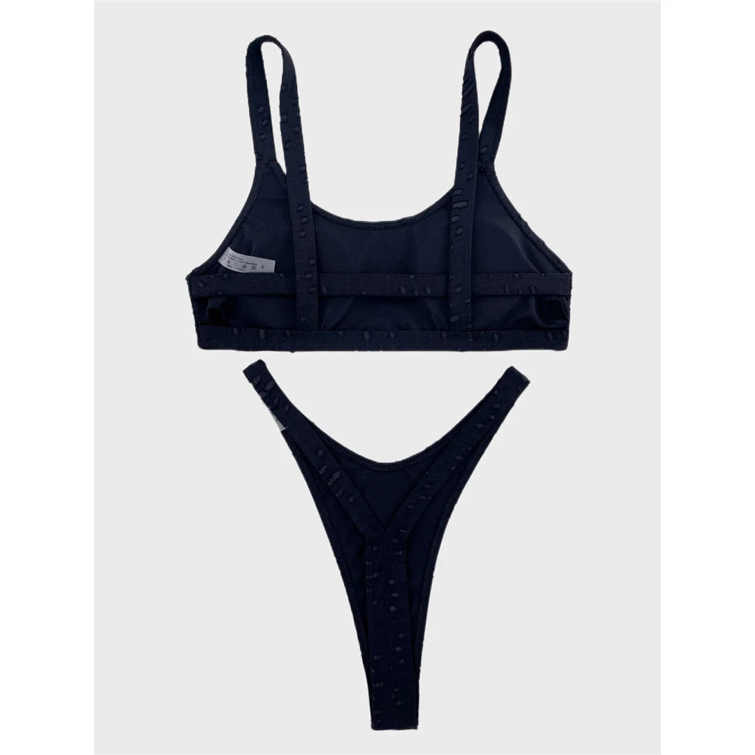 4 Colors Extreme Mini Micro Thong Bikini Female Swimsuit Women Swimwear Two-pieces Bikini set Bather Bathing Suit Swim