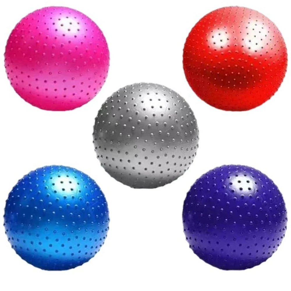 65cm Eco Friendly Explosion-Proof Thickened Round Point Massage Yoga Ball for Kids Sensory Training Fitness Yoga Spiky Balls