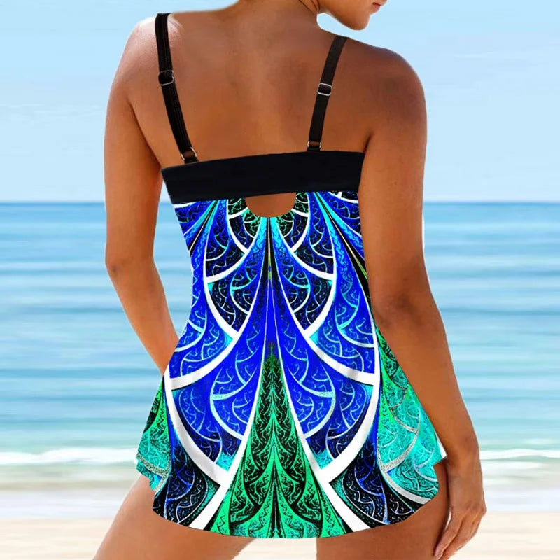 Summer Women's Swimwear Seaside Vacation Comfortable High Quality Halter Women's Swimsuit Skirt Bikini S-5XL