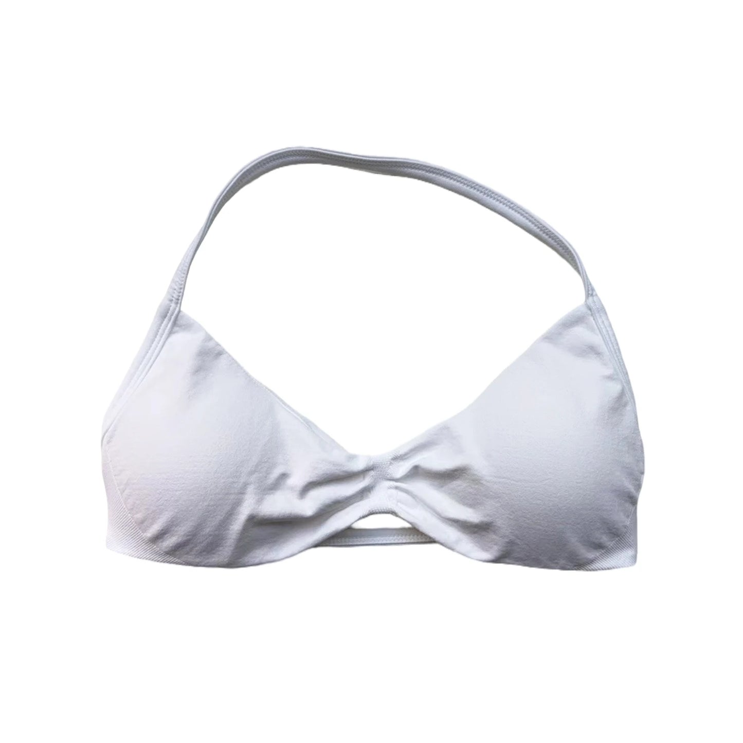 Sports Bra Strappy Backless Yoga Gym Bra Removable Cups Women Workout Clothing Gym Halter Sport Bras Yoga Tank Wrap Top
