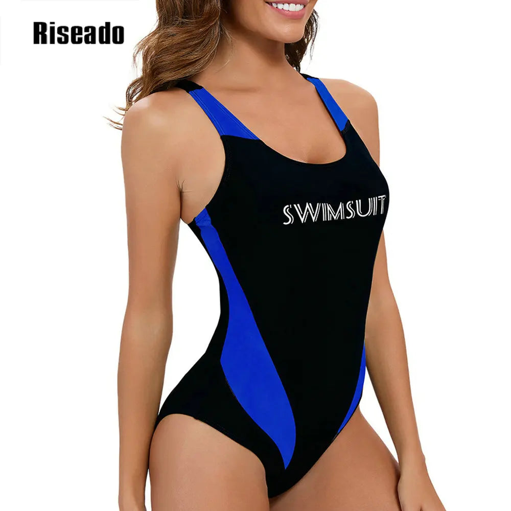 Women's Swimsuit Sleeveless One-piece Bathing Suit Woman Swimming Monokini Athletic Swimwear for Training