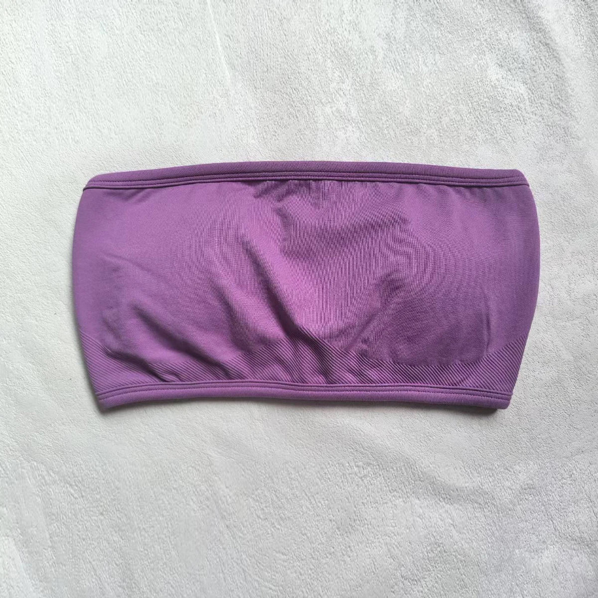 Backless Bandeau for Women Backless Sports Bra Strapless Open Back Gym Crop Top Seamless Strapless Bra Workout Yoga Top