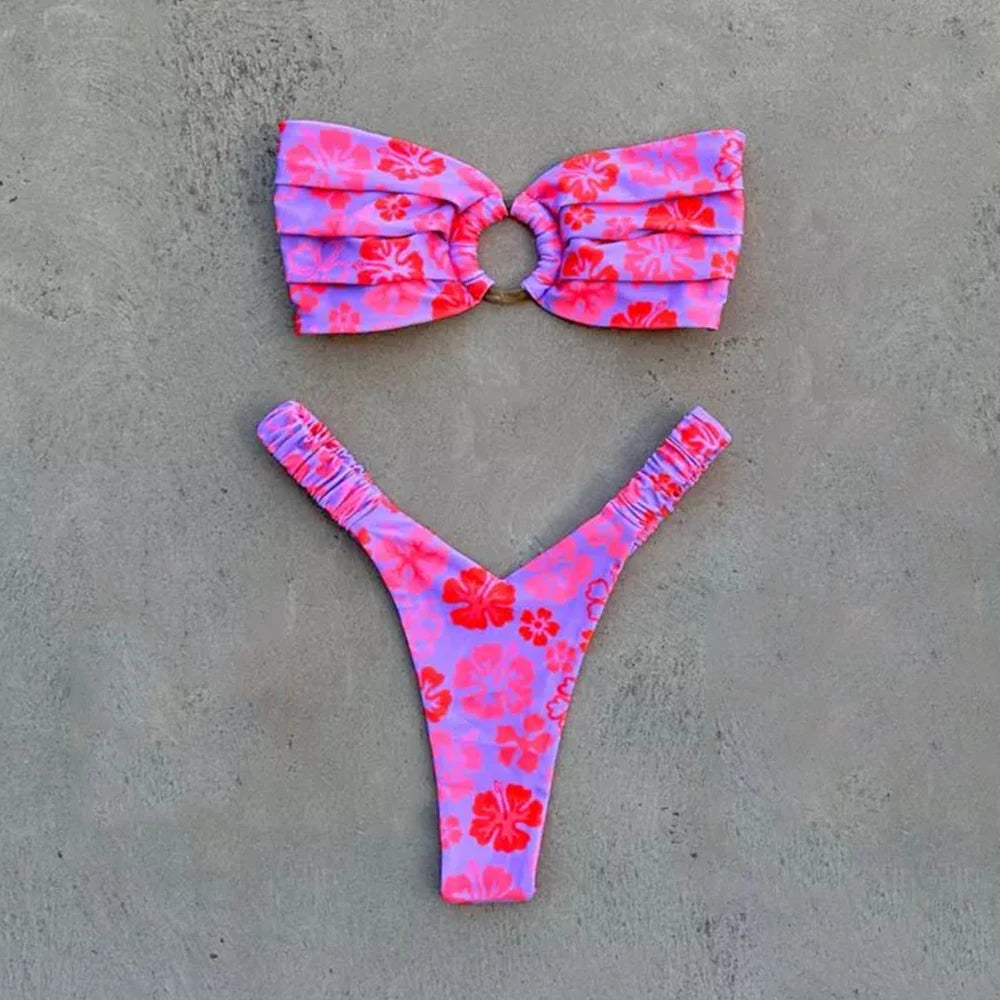 Micro Bikini Push Up Women Swimsuits Female Swimwear Brazilian Bikini Set Thong Biquini Swimming Suits Beachwear