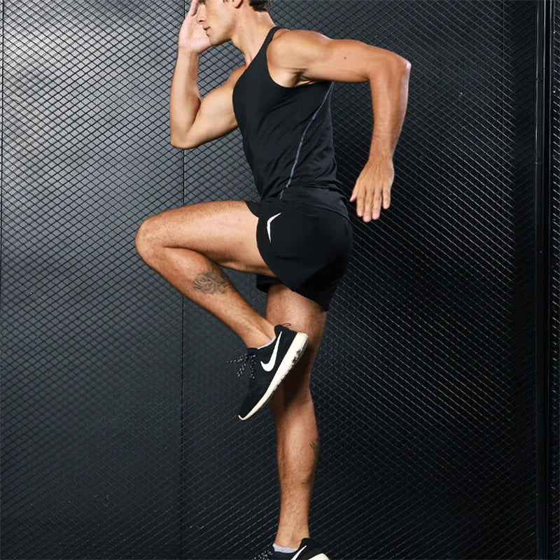 Summer Men Running Shorts Quick Dry Gym Sport Shorts Casual Basketball Shorts Training Crossfit Fitness Shorts Man Gym Clothing