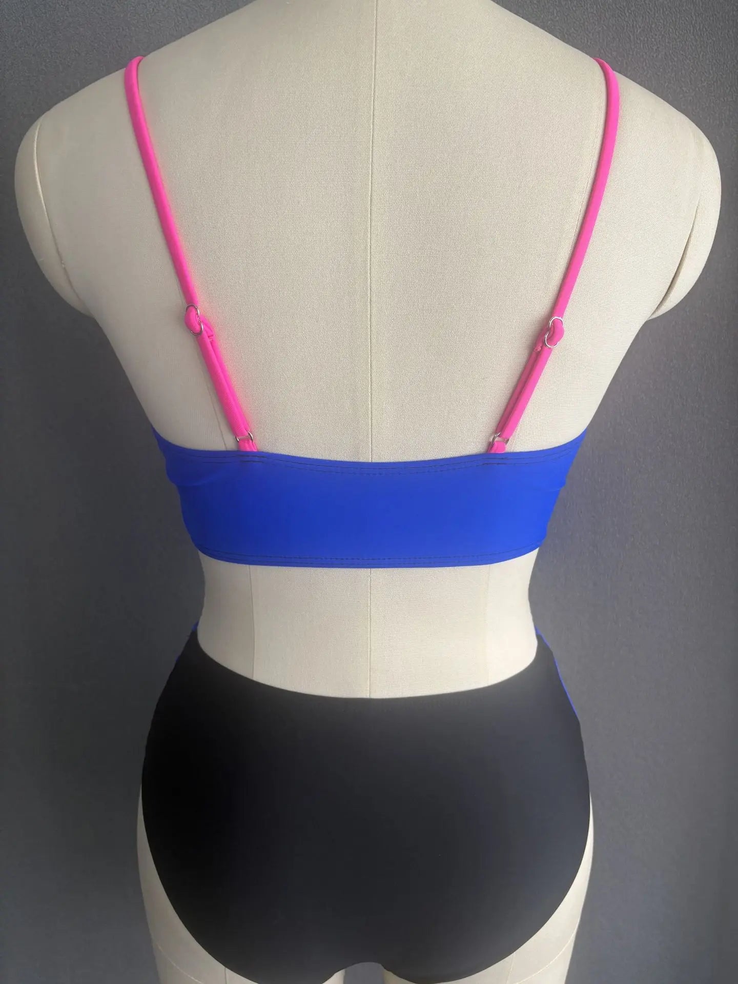 Color Block Bikinis Two Pieces Swimsuit Women Swimwear Beach Wear Bathing Suits Brazilian High Waist Bikini Set