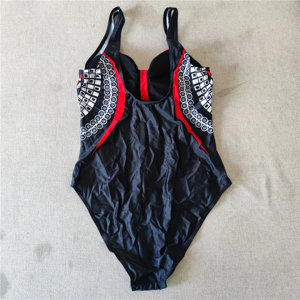 Colourful V Neck One-Piece Swimsuits Swimming Suit For Women Bodysuit Women Female Swimwear