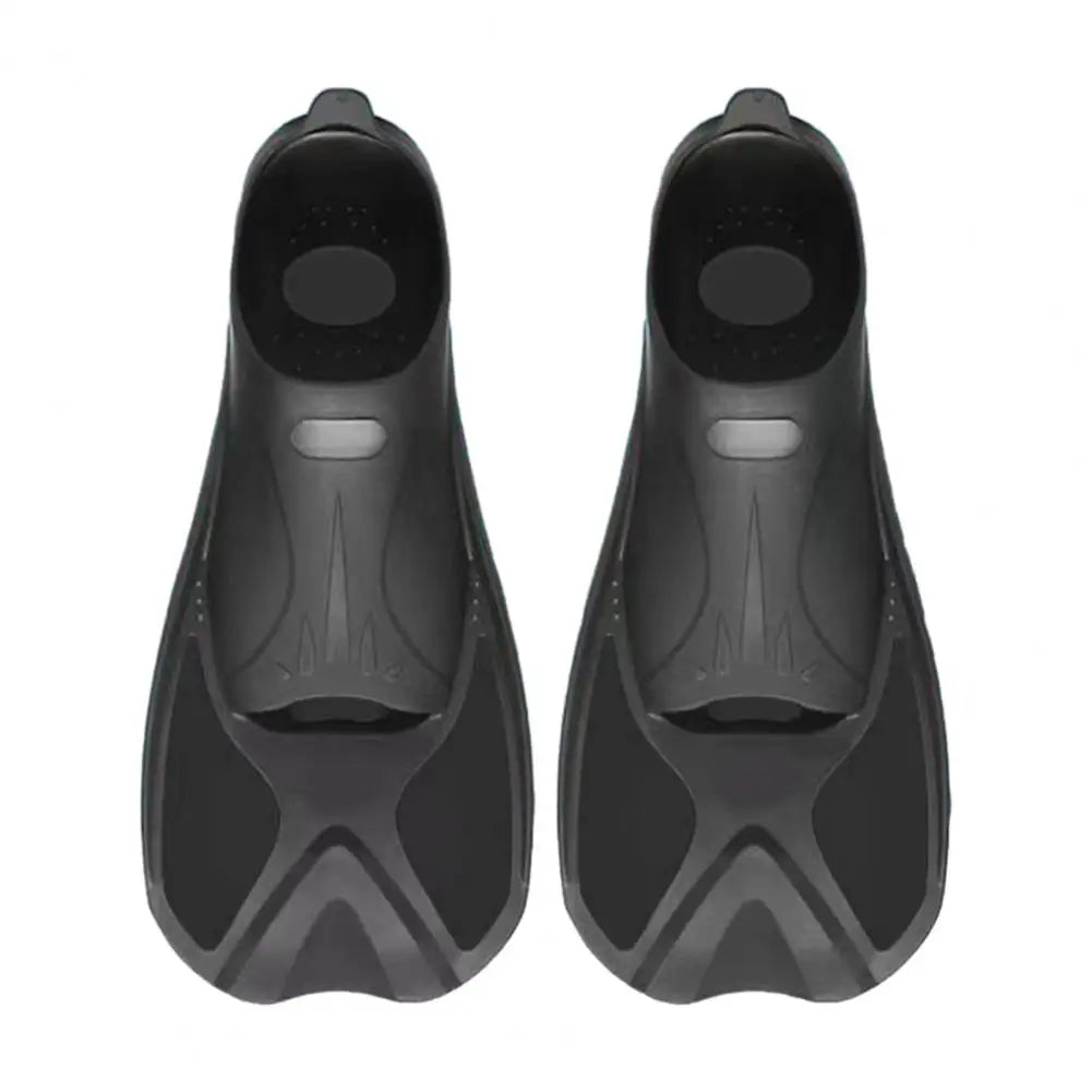 Diving Fins Swimming Training Fins Professional Snorkeling Flippers Short Blade Flippers Leg Strength Building Swimming Flippers