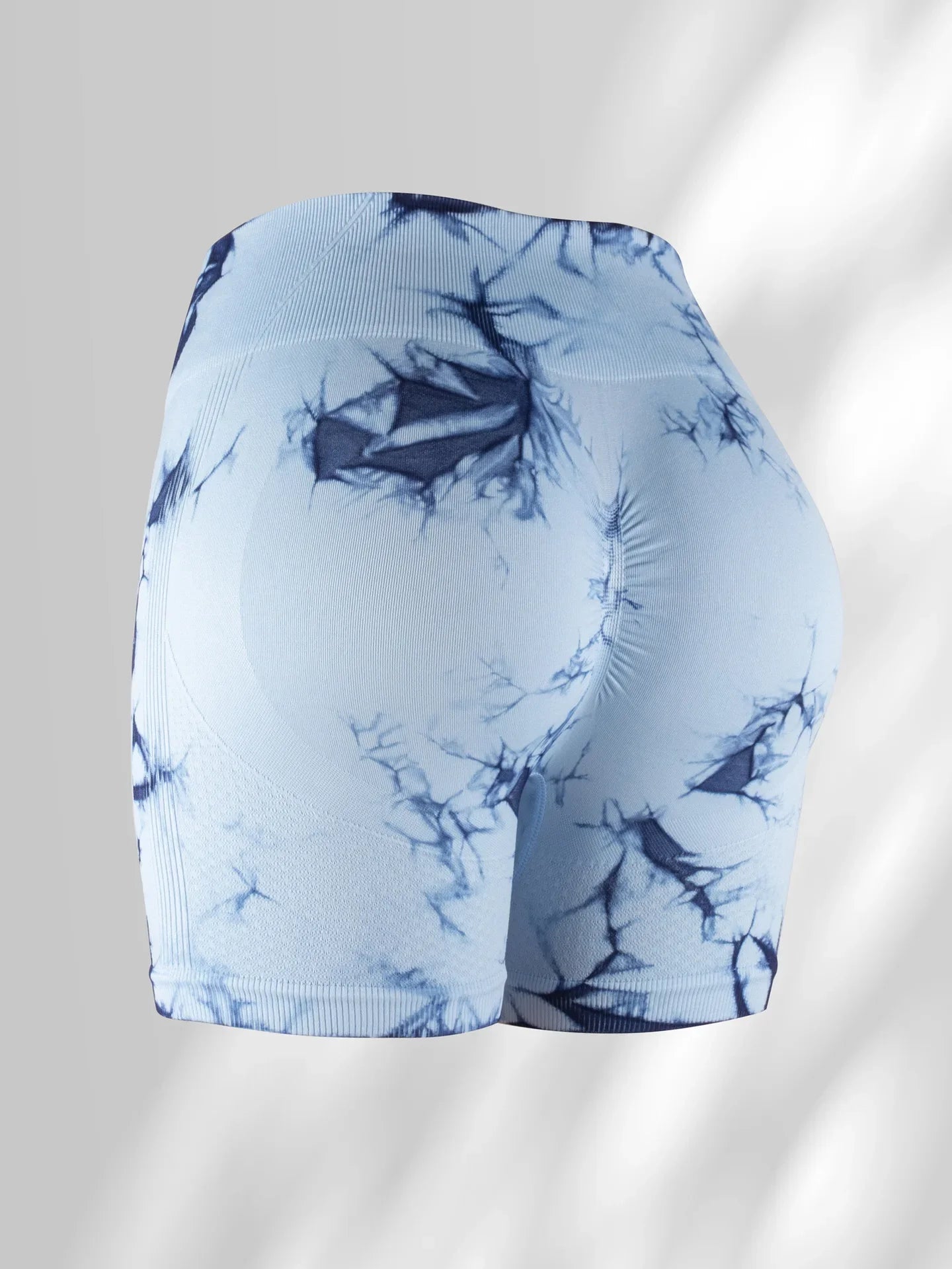 Yoga Sport Shorts Tie Dye Seamless Training Bicycle Running Push Up Shorts Womens Workout Gym Fitness Woman Short Sport Tights