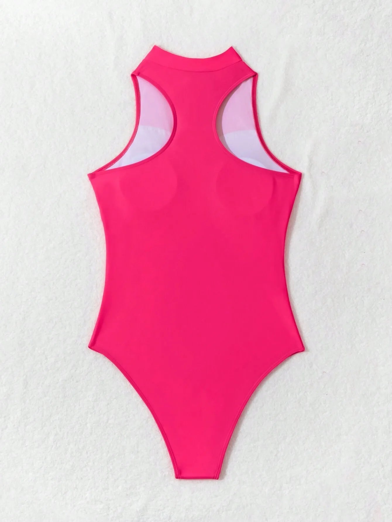 Zipper One Piece Swimsuits Closed Women's Solid Swimwear Sports Swimming Wear Body Bathing Suits Beachwear Pool Bather