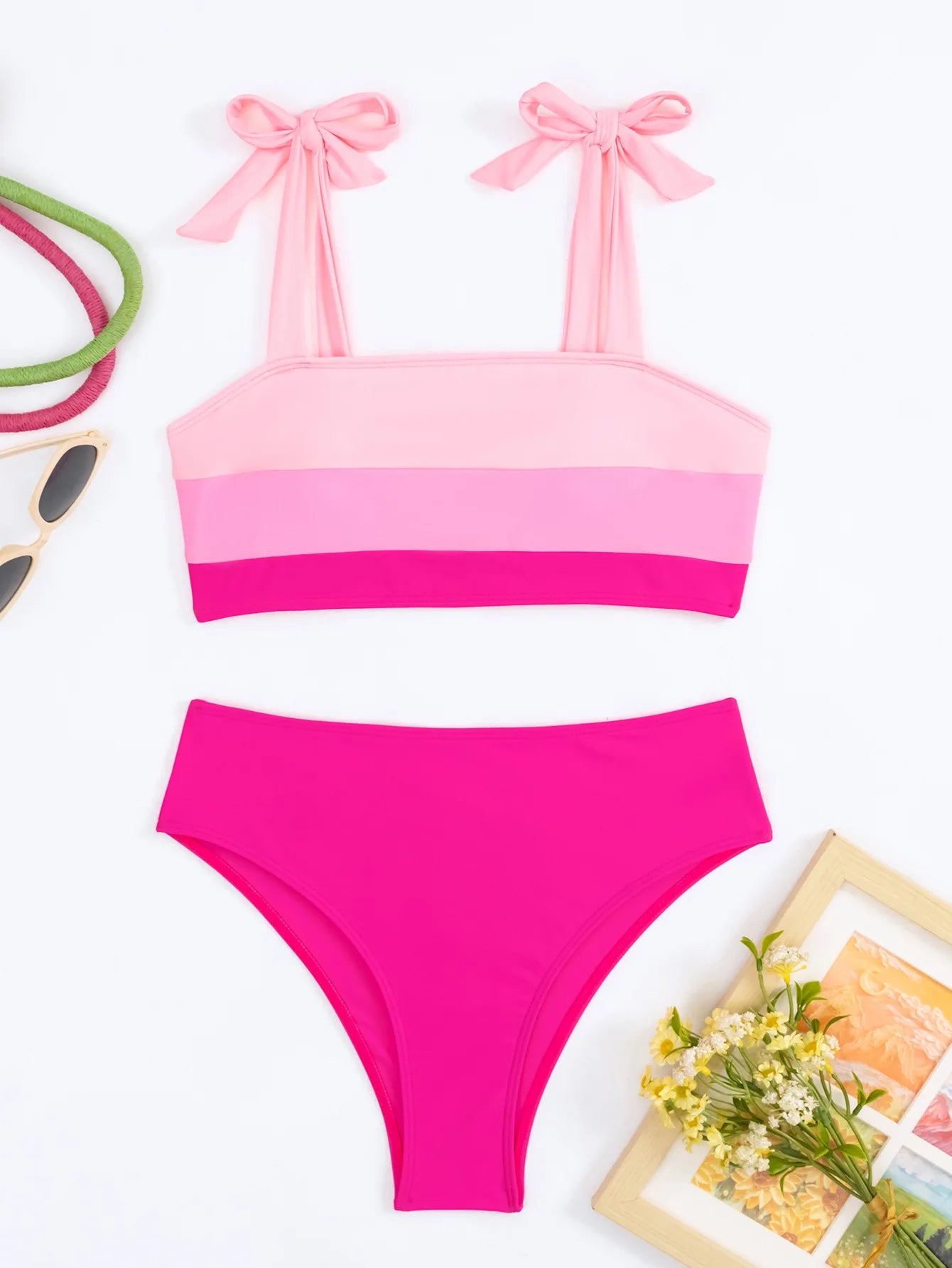 Pink Bikinis Swimsuits Women Swimwear Push Up Female Beach Swim Wear Bathing Suits Brazilian Bikini Set Pool Bather