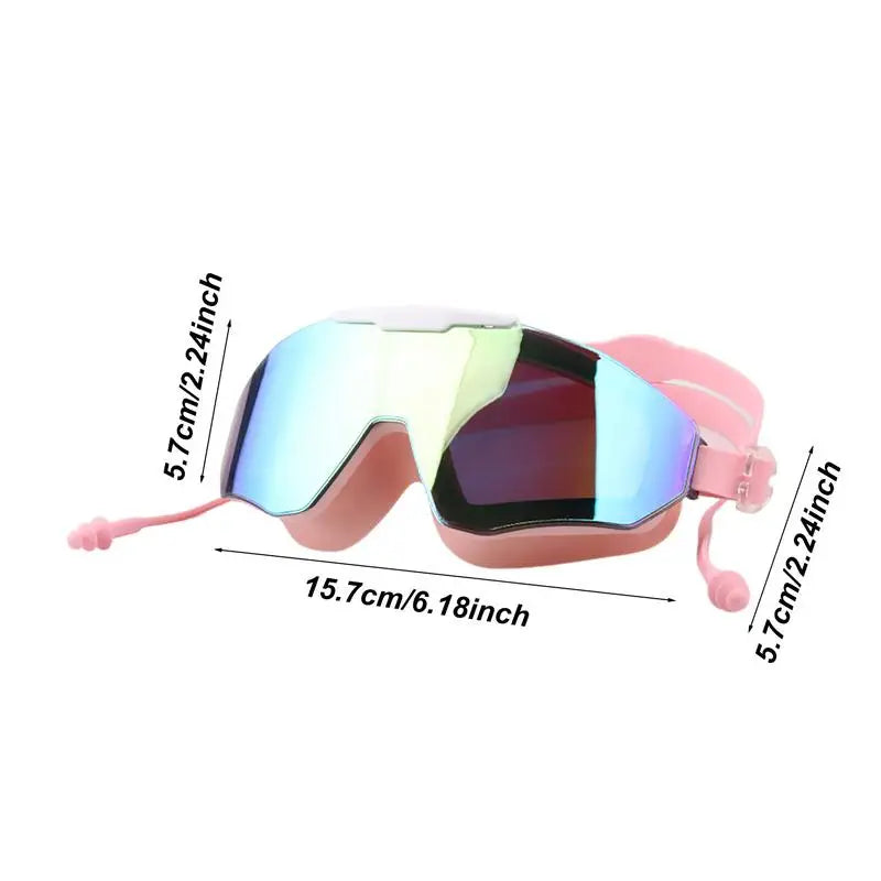Swimming Goggles Anti Fog & UV No Leaking Goggles Anti Fog Full Protection Swim Pool Goggles Clear Vision Swimming Goggles For