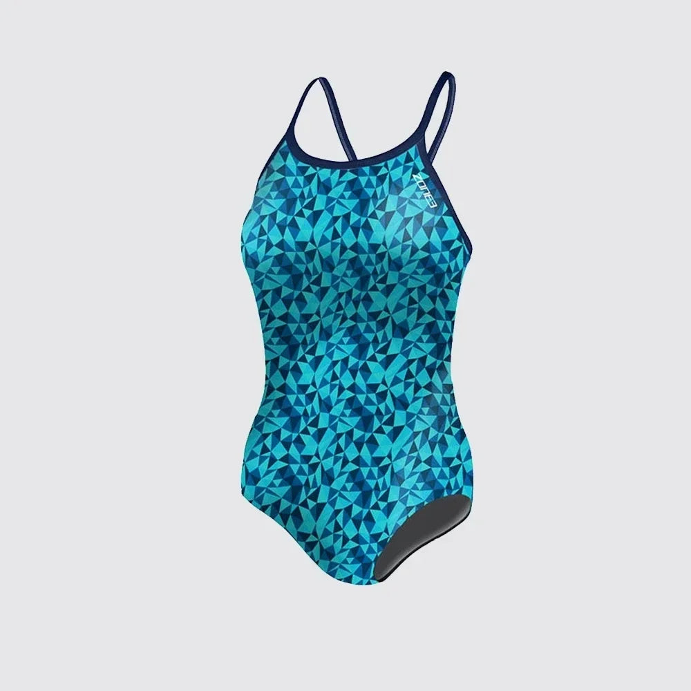 Zone3 Women Swimsuit Cozy Skinsuit Open Water Swimming Pool Long Training Comfortable Swimwear Competition Training Suit