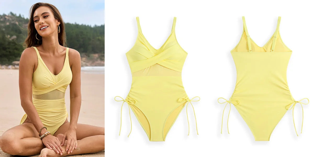 One Piece Large Swimsuits Closed Women's Plus Size Swimwear Push Up Female BodySuits Swimming Bathing Suits For Pool Beach