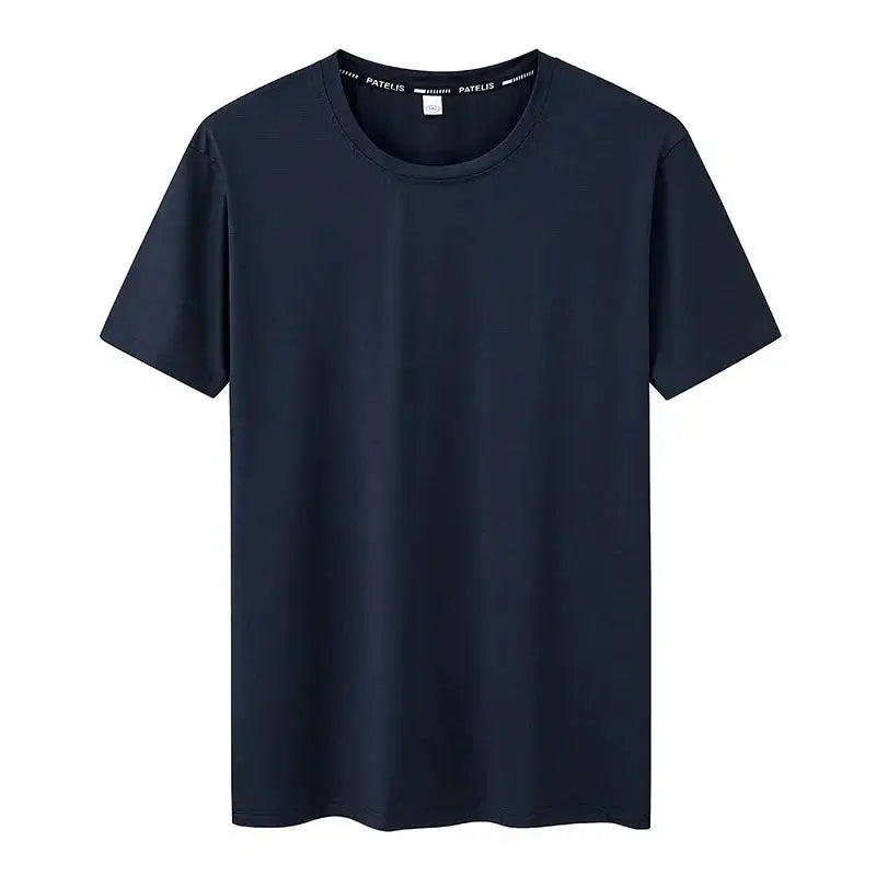 5XL 6XL 7XL T-shirt Men Plus Size Tees 110-175kg Quick Dry Breathable Fitness Running Round Neck Short Sleeve Oversized Tops