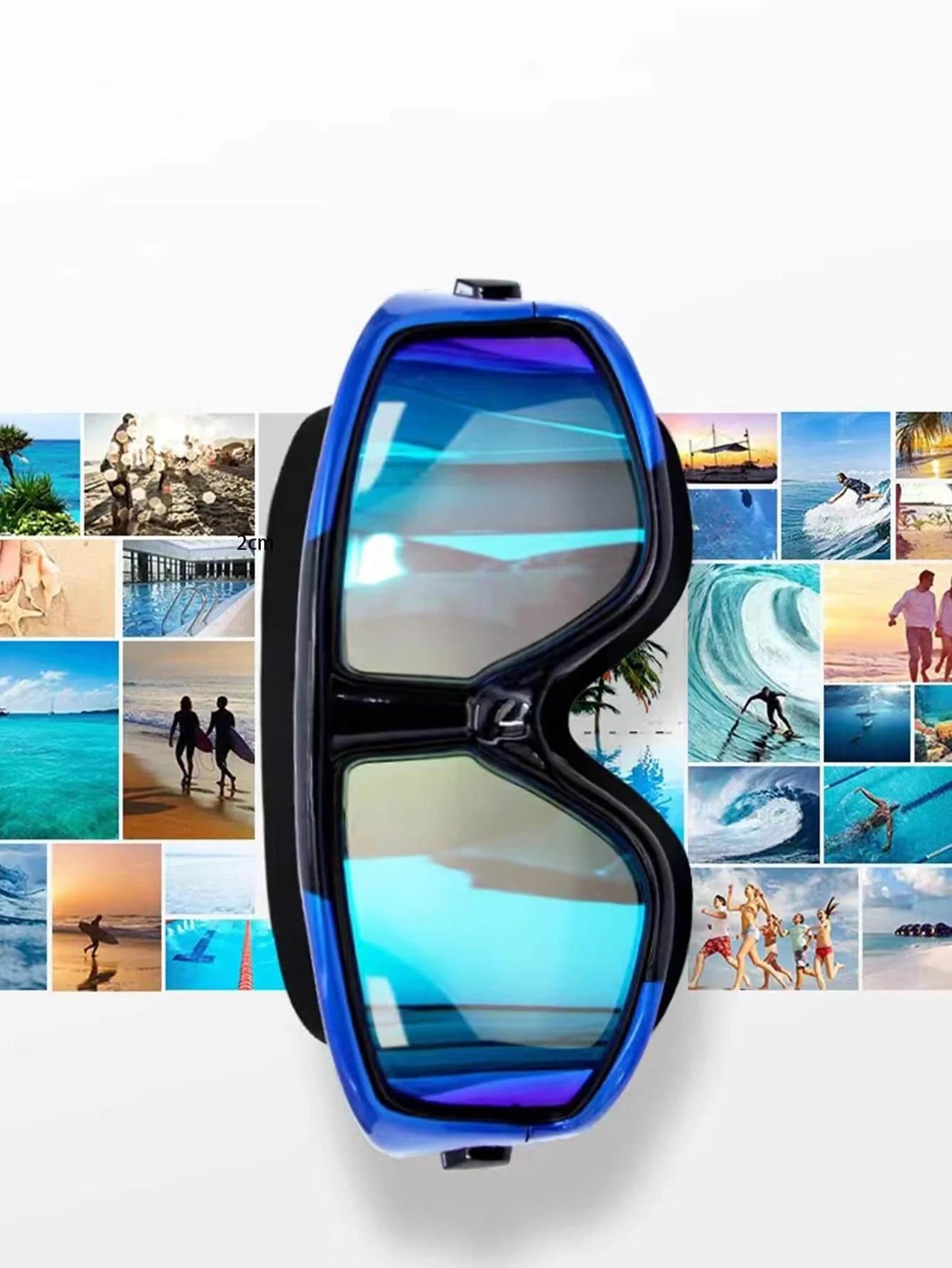 Professional Swimming Goggles HD Waterproof Anti Fog Silicon Swimming Cap Water Racing Sports Equipment for Men Women