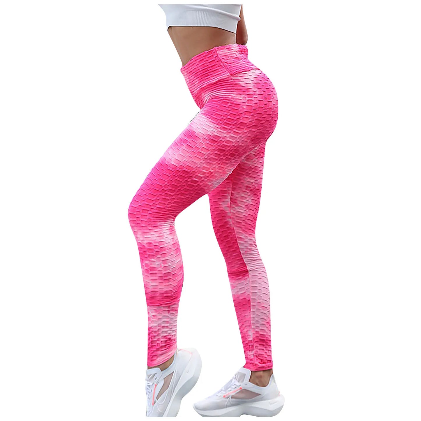 Women's Seamless Leggings High Waist Scrunch Butt Lifting Elastic Leggings Seamless Screen Print Gym Yoga Pants