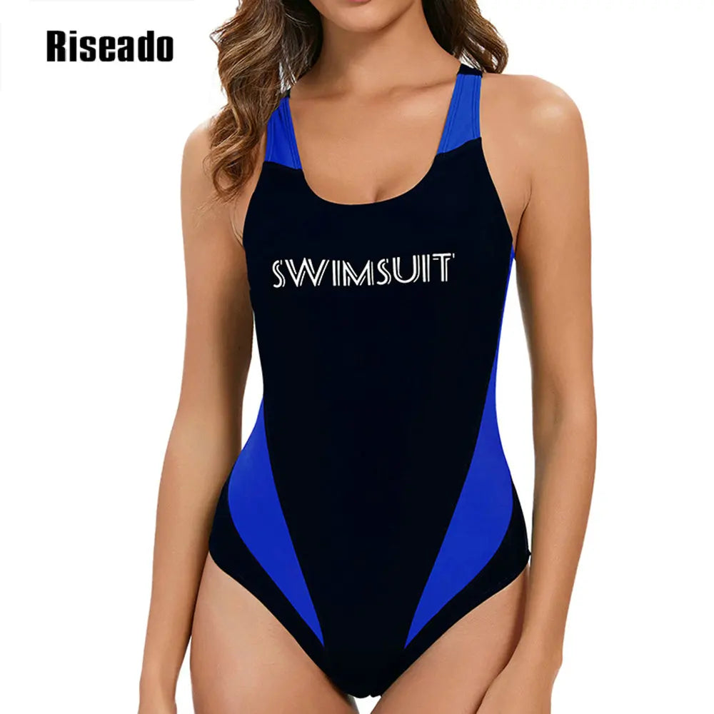 Women's Swimsuit Sleeveless One-piece Bathing Suit Woman Swimming Monokini Athletic Swimwear for Training