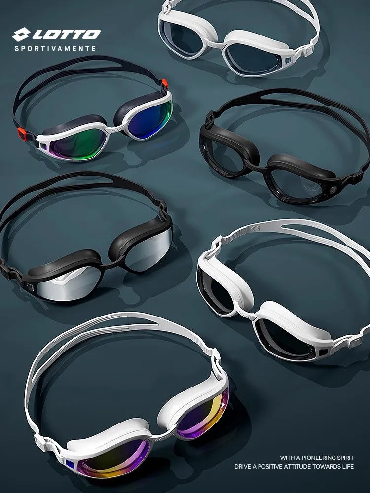 Lotto LeTu swimming goggles men's and women's high-definition anti fog and waterproof diving equipment swimming goggles