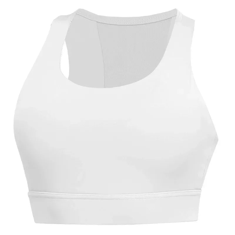 PofyBofy Bounce Control Running Crop Bra Shockproof Yoga Crop Top Running Crops Build-in Sports Crops Gym Bras Fitness Active