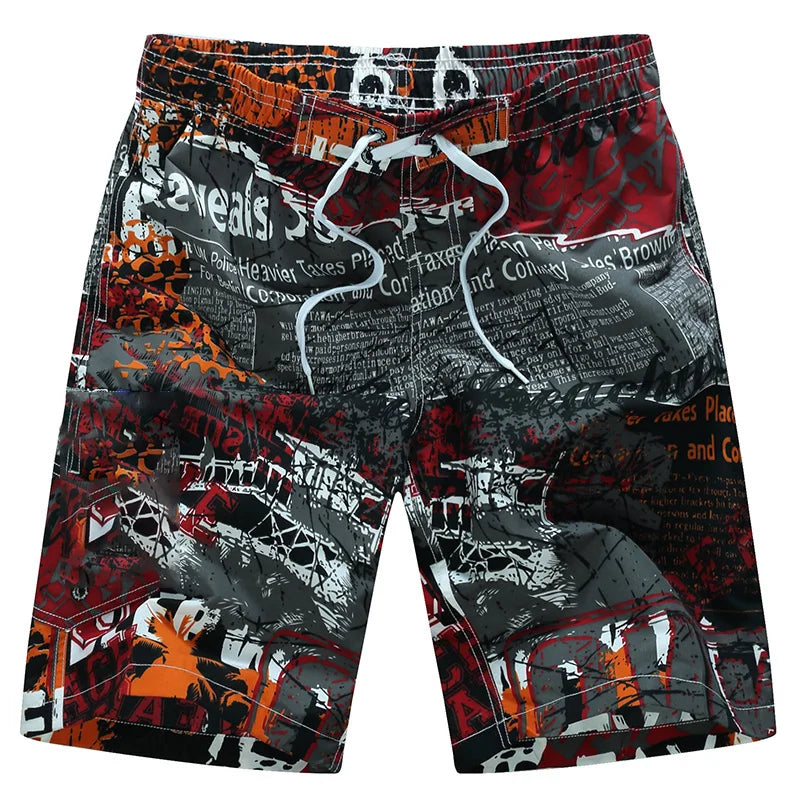 Coconut Tree Mens Swimwear Beach Shorts Surf Board Shorts Sportwear Pant Boy Short Swimsuit Summer Briefs Swimming Trunks