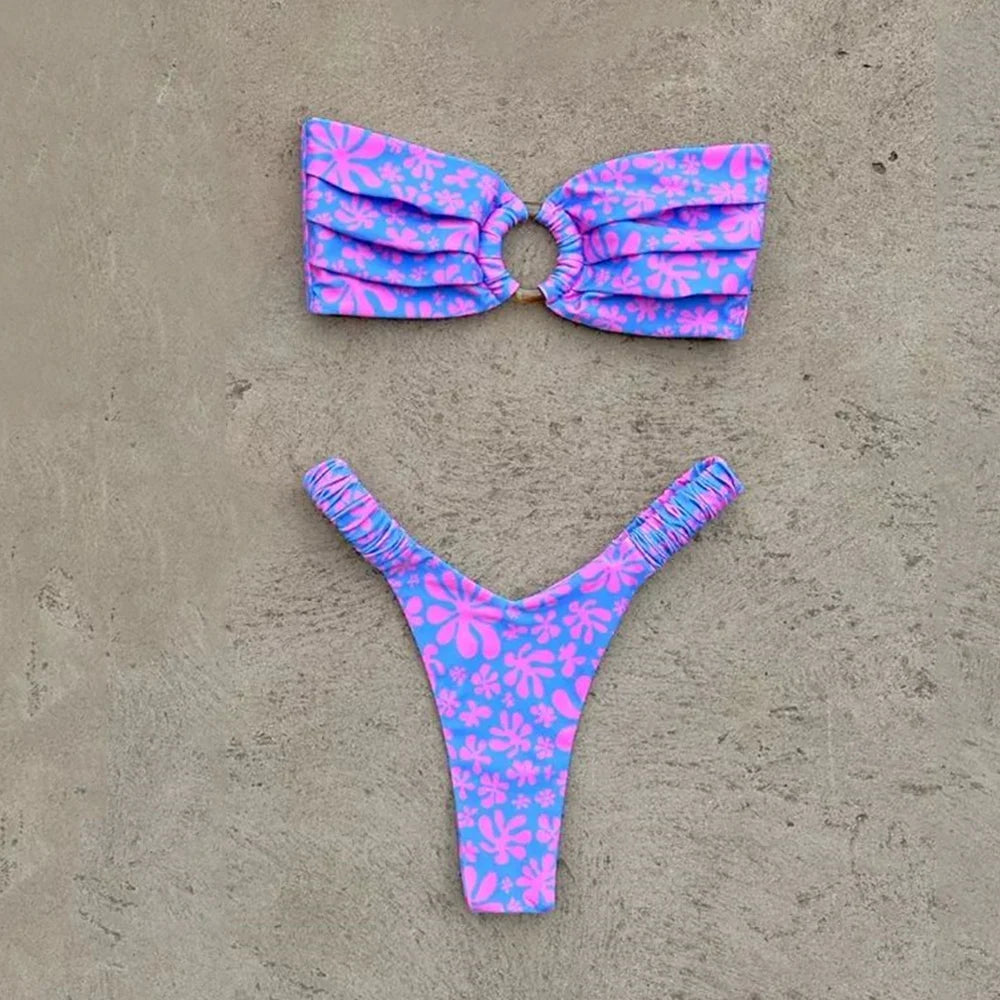 Micro Bikini Push Up Women Swimsuits Female Swimwear Brazilian Bikini Set Thong Biquini Swimming Suits Beachwear