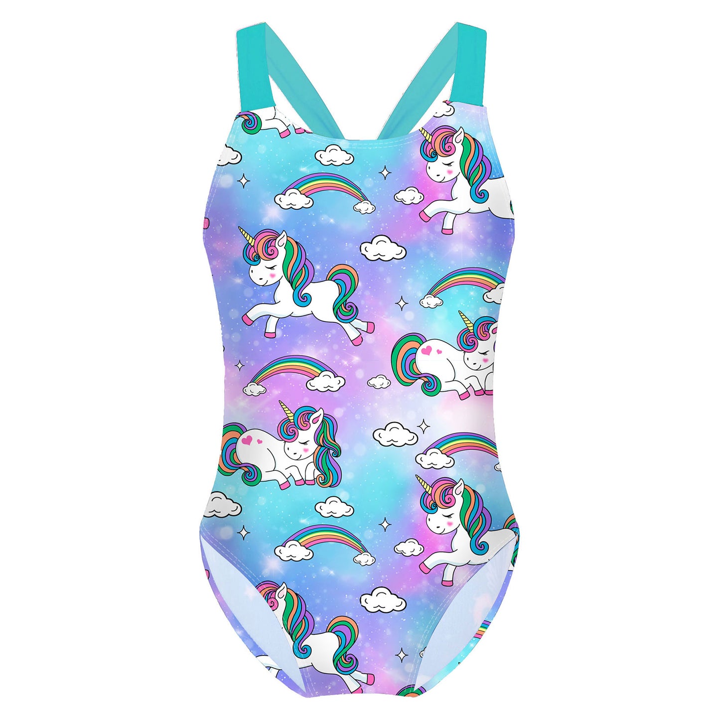 4-16 Years Girls Swimsuit Summer Brazilian Beach Swimming Suits Wear Shoulder Straps One-Piece Swimsuits for Kids Girls Swimwear