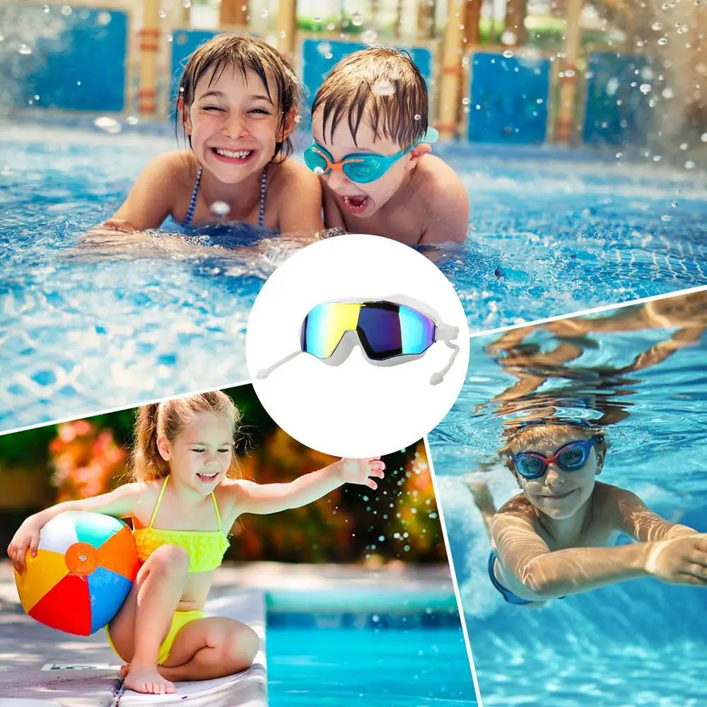 Swimming Goggles Anti Fog & UV No Leaking Goggles Anti Fog Full Protection Swim Pool Goggles Clear Vision Swimming Goggles For