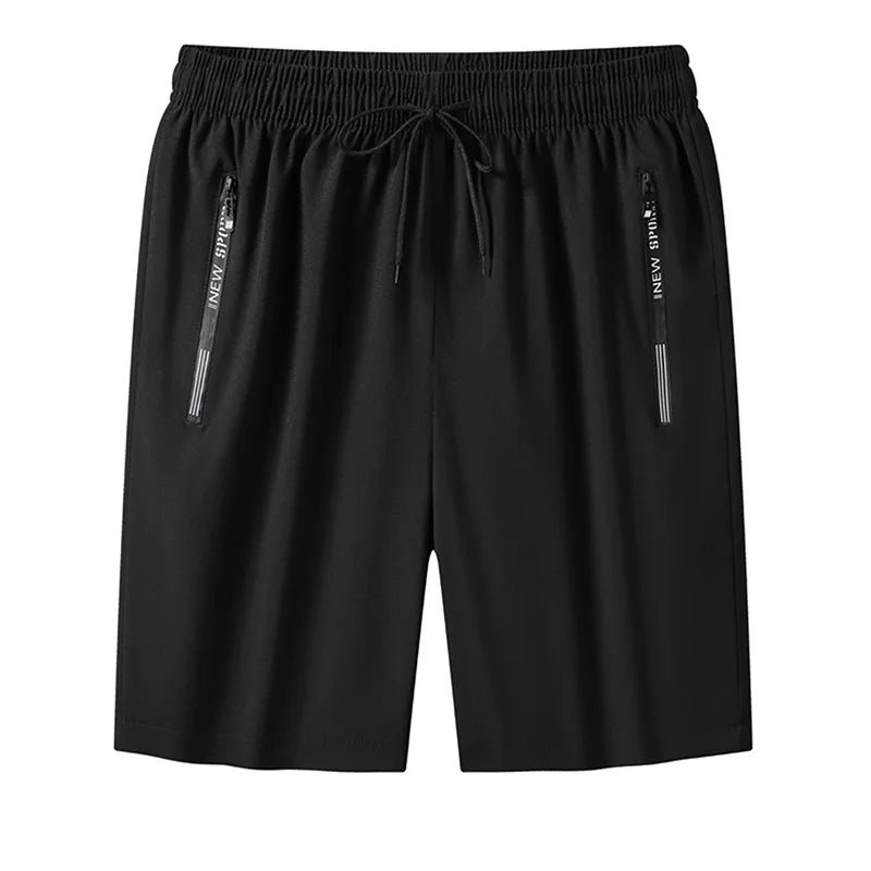 Summer Men Plus Size Shorts 7XL Big Size Casual Shorts 110-175KG Black Short Pants Beach Sport Running Clothing