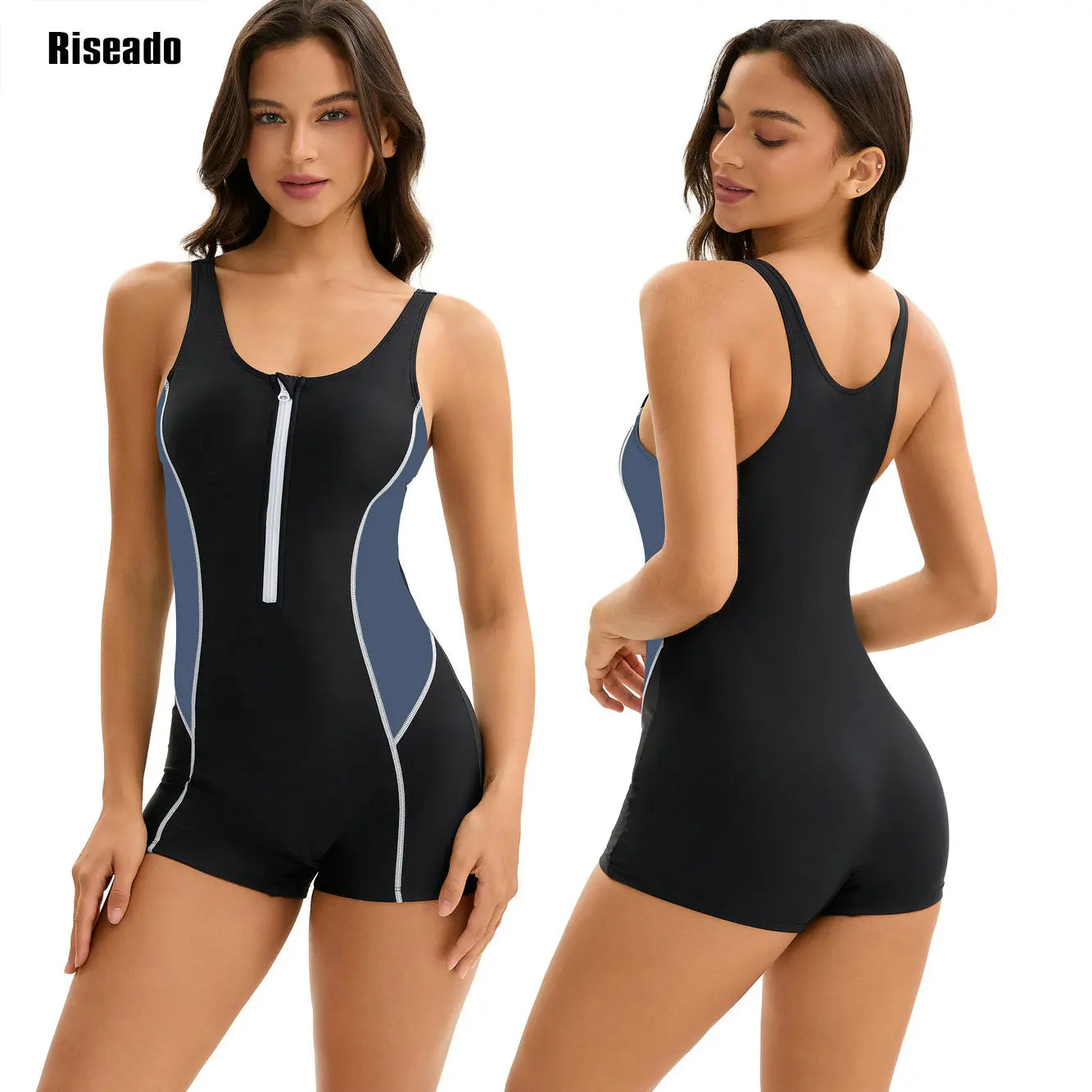 Women's One Piece Printed Boyleg Unitard Swimsuit Modest Swimwear Training Bathers Pool Beach