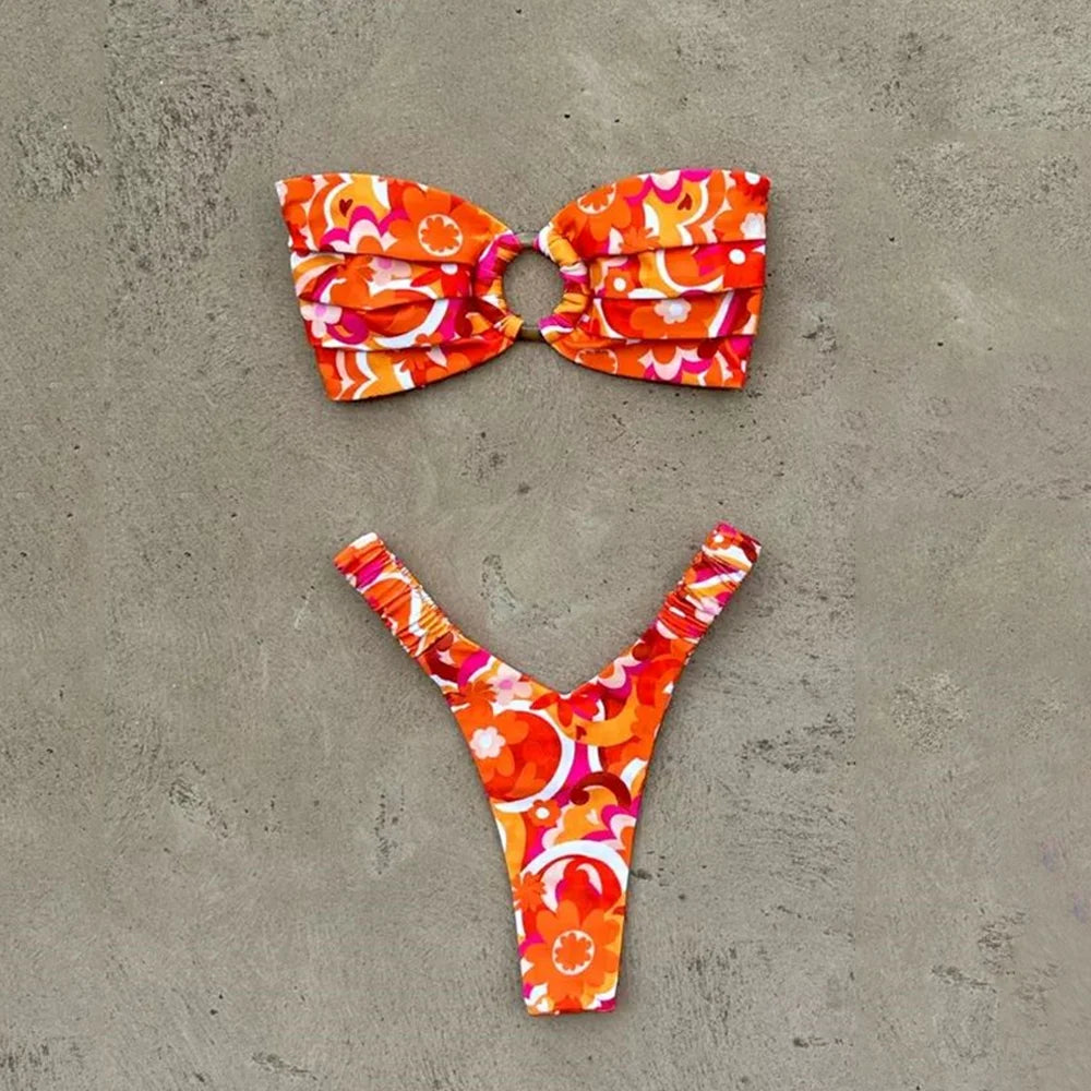 Micro Bikini Push Up Women Swimsuits Female Swimwear Brazilian Bikini Set Thong Biquini Swimming Suits Beachwear